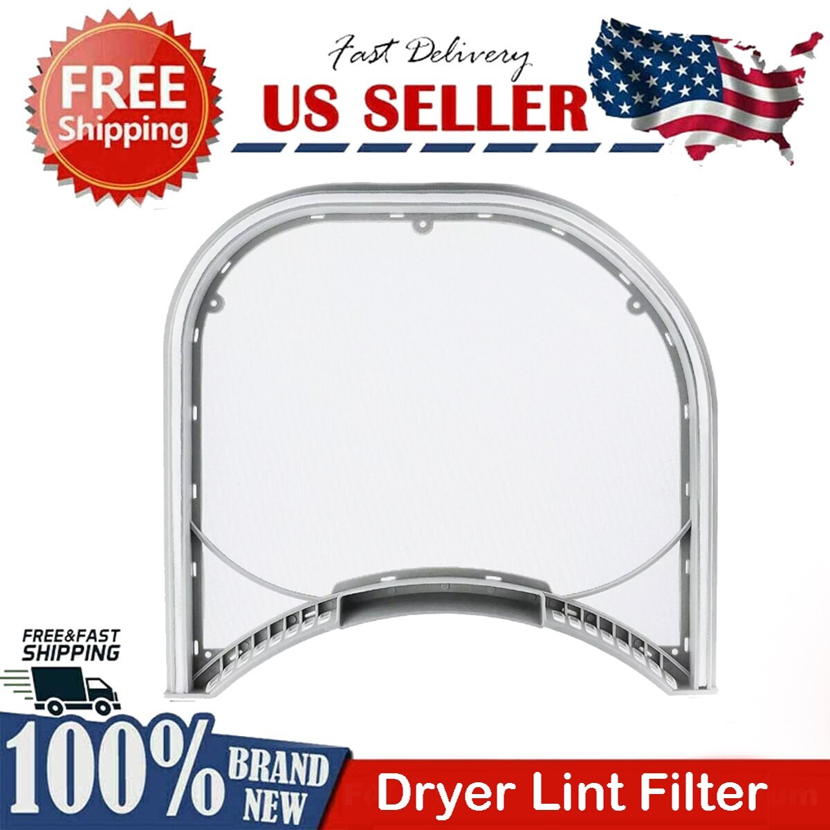 New Dryer Screen Lint Filter for LG DLG5988S, DLG5988SM, DLG5988W, DLG5988WM