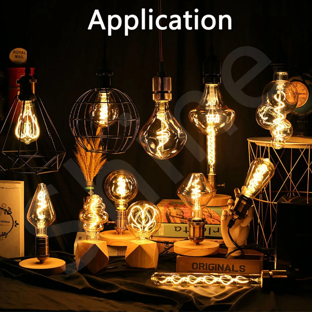 10pcs LED COB Flexible Filament 3V 38mm 60mm 80mm 130mm 260mm 300mm Edison Bulb