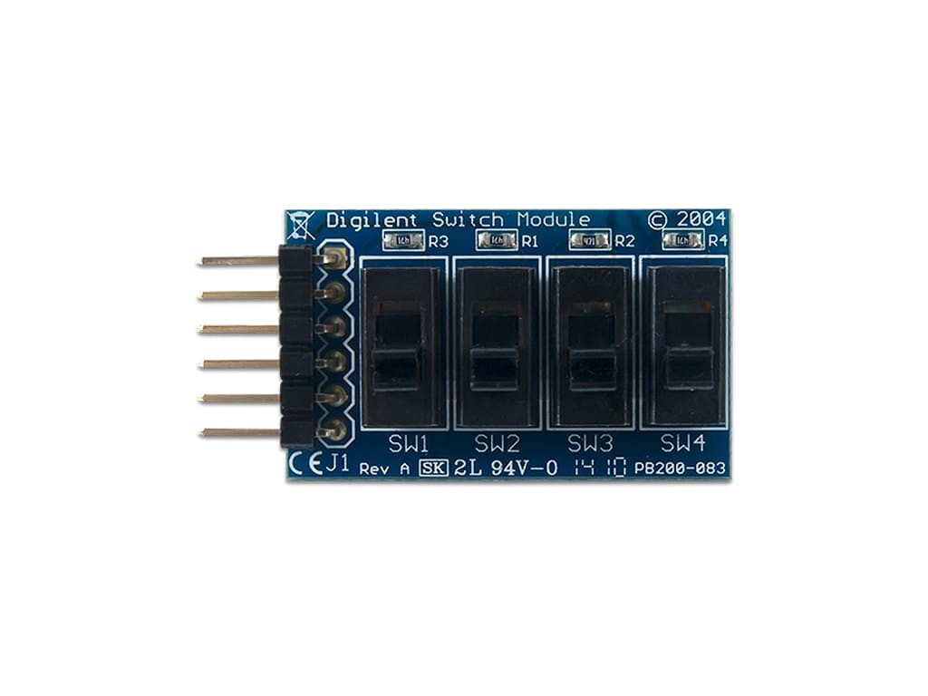Digilent PmodSWT - 4 User Slide Switches