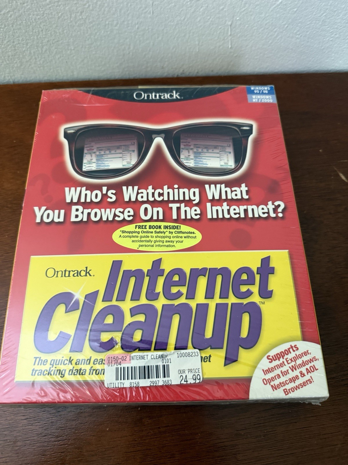 Ontrack Internet Cleanup Windows 95/98/Nt/2000,  Condition Software SEALED