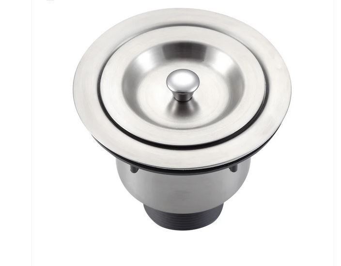 KS02 3-1/2 in. Basket Strainer Grid Kitchen Sink Drain in Stainless Steel NEW