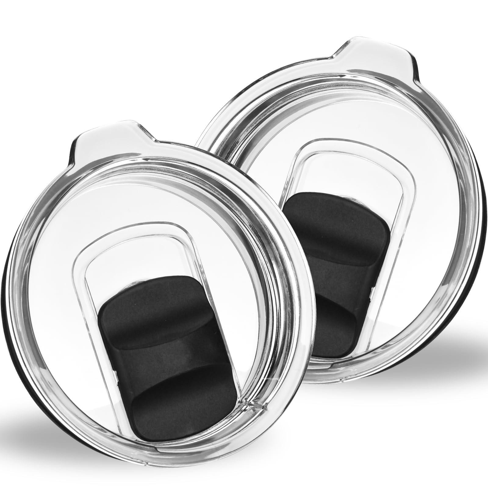 Tumbler Lids for Yeti, 2 Pack 20 Oz Magnetic Replacement Tops for 20 Oz Tumbler,