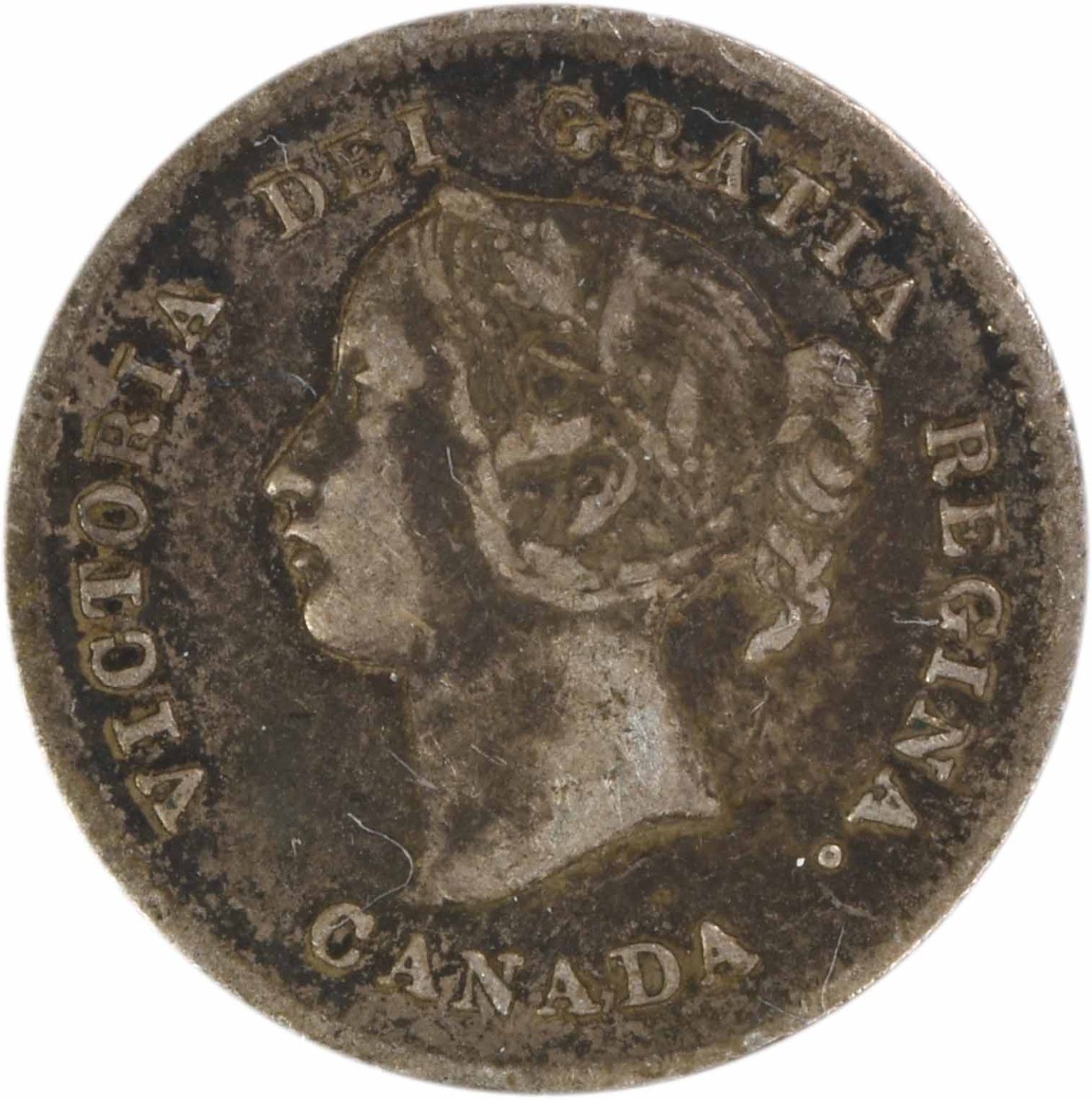 1871 Canada 5 Cents EF Uncertified #532