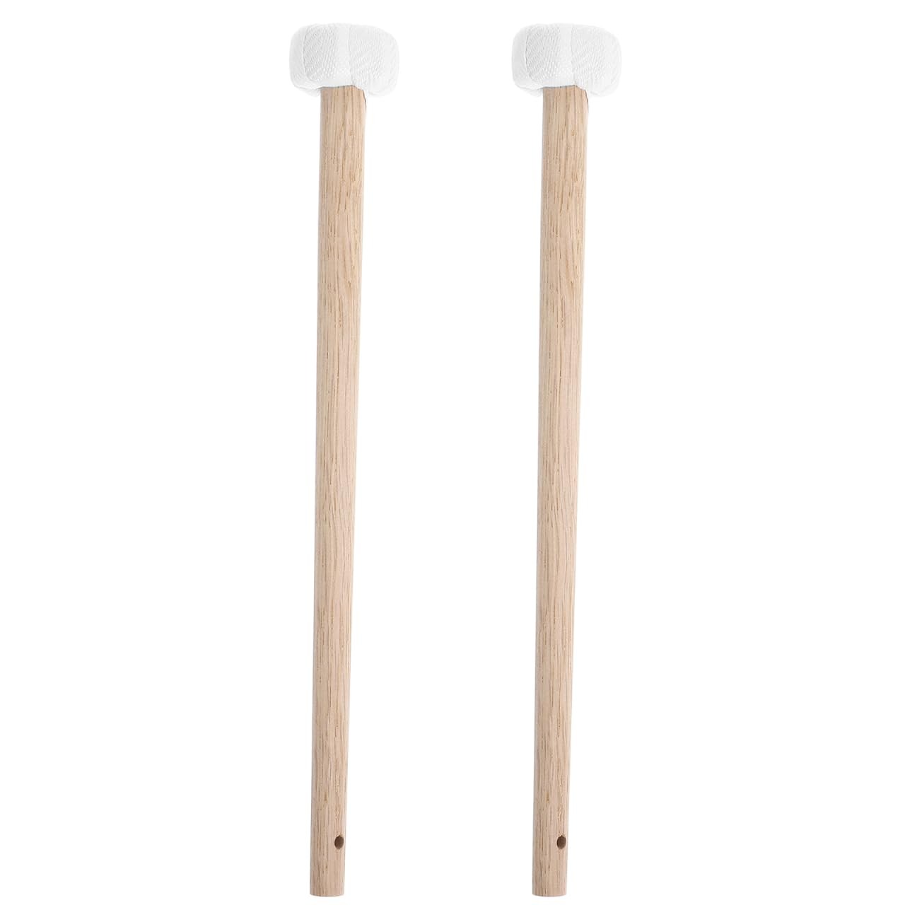 Abaodam 2 Pcs Timpani Mallets Soft Percussion with Wooden As Shown