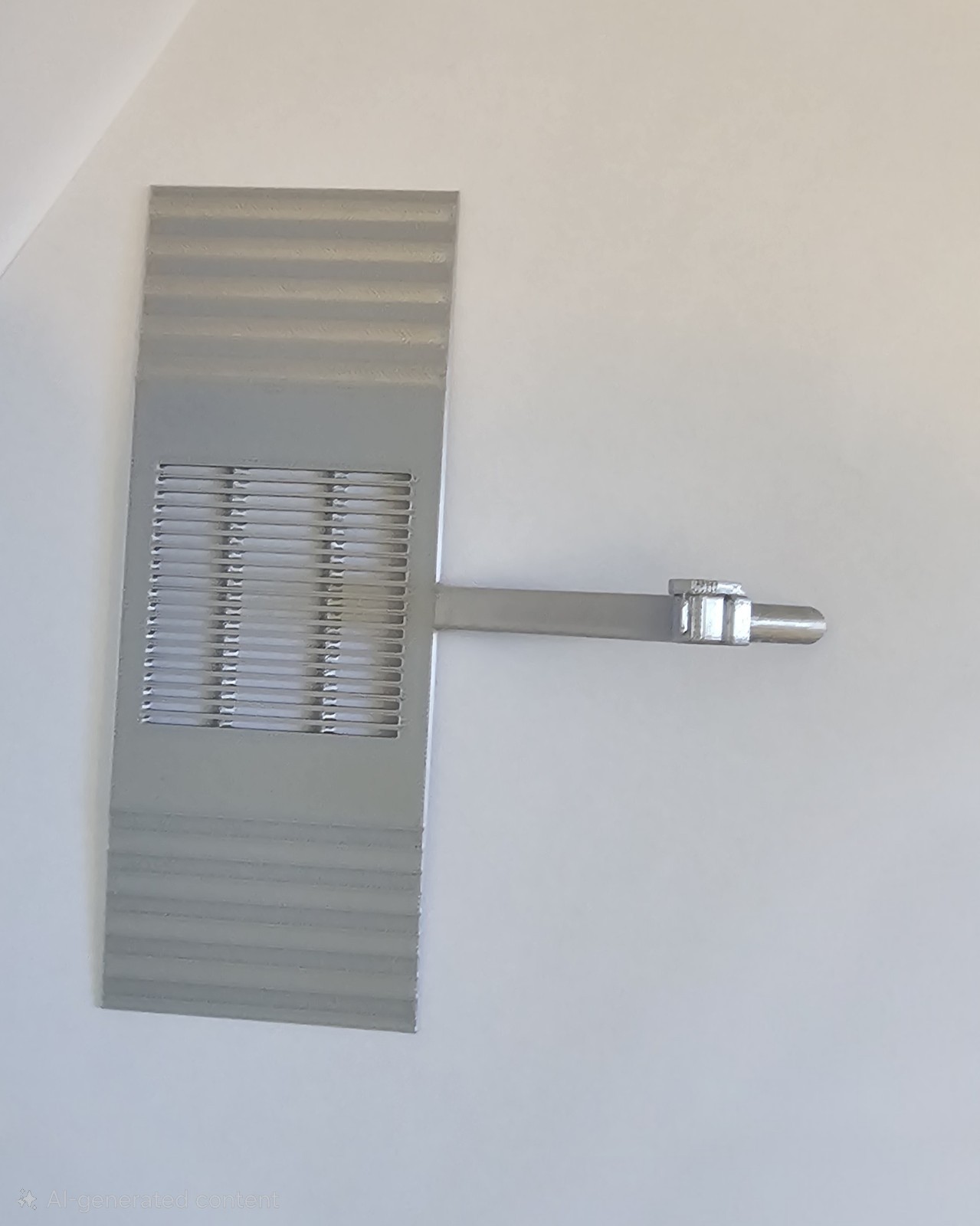 1 64 Scale 3d Printed Grain Pit With Grain Leg Silver