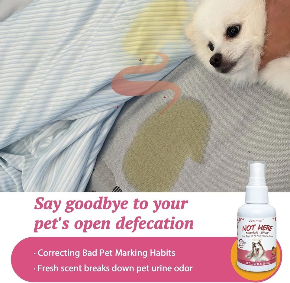 Dog Not Here & Here Potty Training Spray Kit, Puppy Essentials. Pee Here Corr...