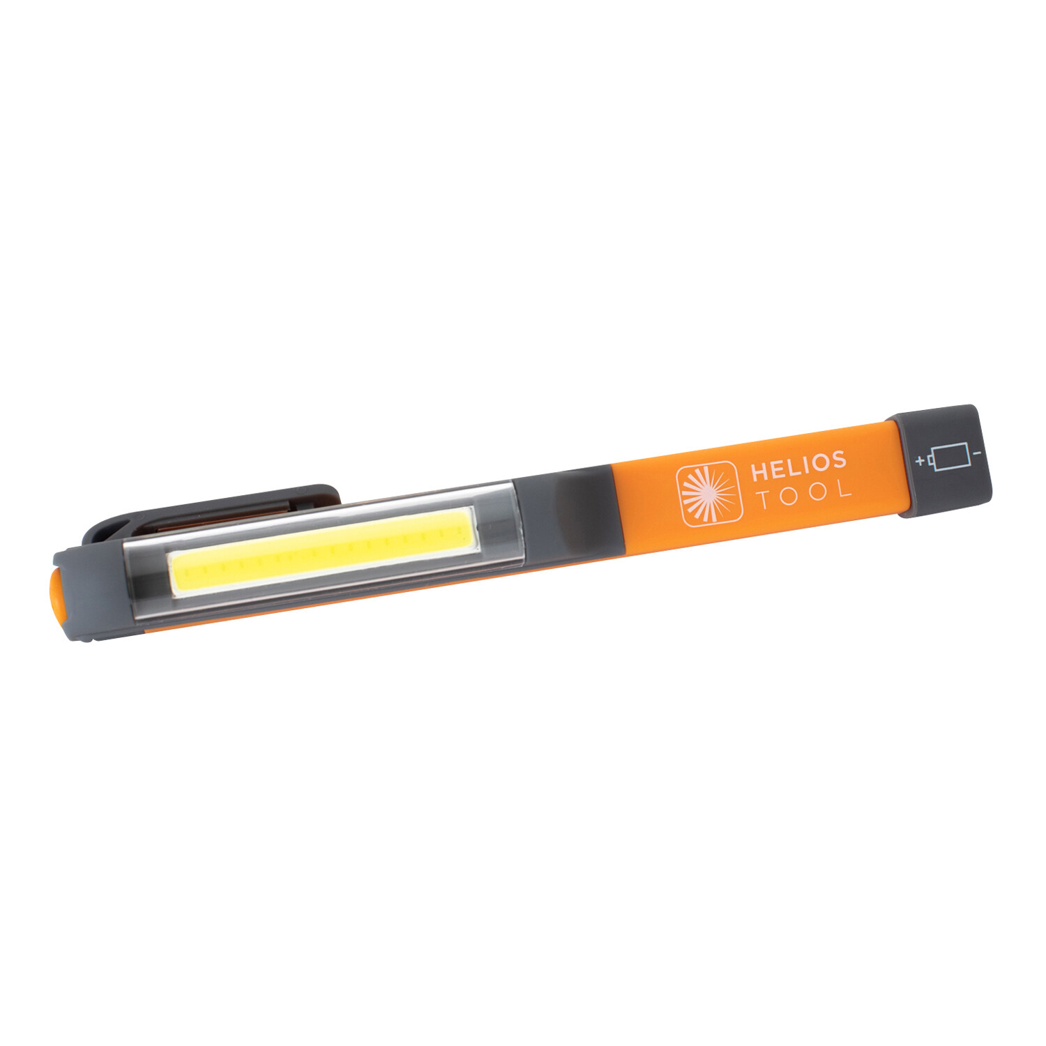 Helios LED Portable Handheld Inspection Flash Light Batteries Included (2 Pack)