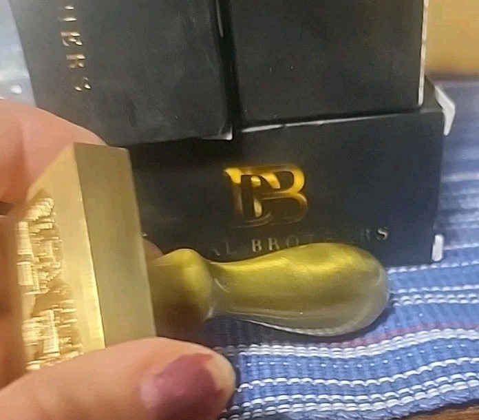 Desal Brothers Custom Brass Ice Stamp With Meta