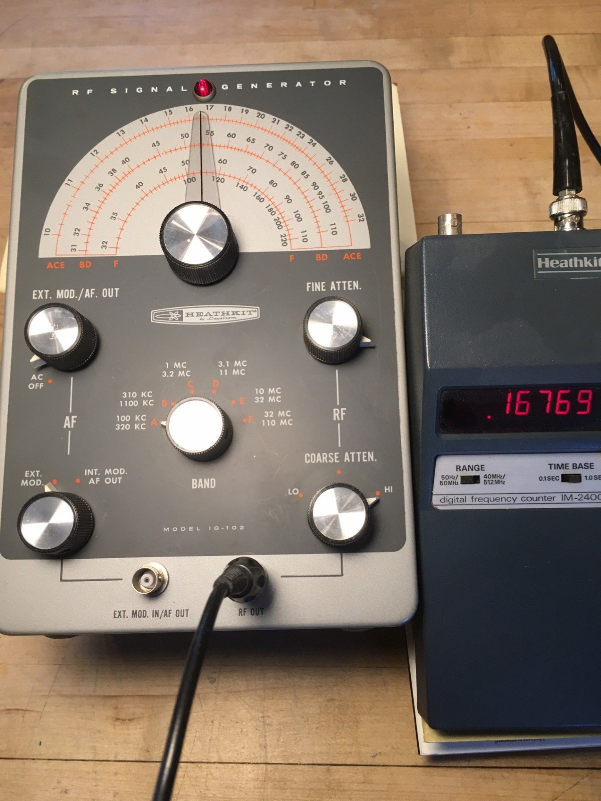 Heathkit IG-102 RF Signal Generator - Working -Final Price Reduction