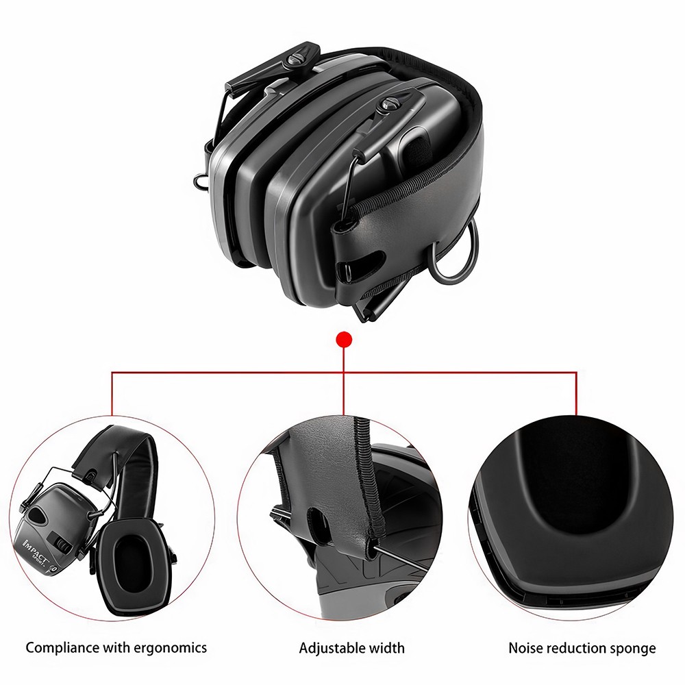 Electronic Hearing Protector Noise Canceling Ear Muffs Shooting Tactical Headset