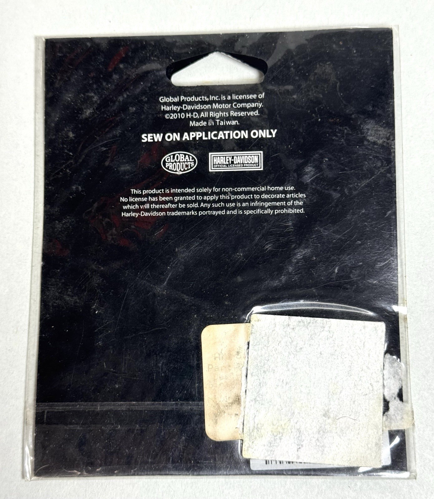 Sealed In The Pack Harley-Davidson Firefighter Sew On Patch