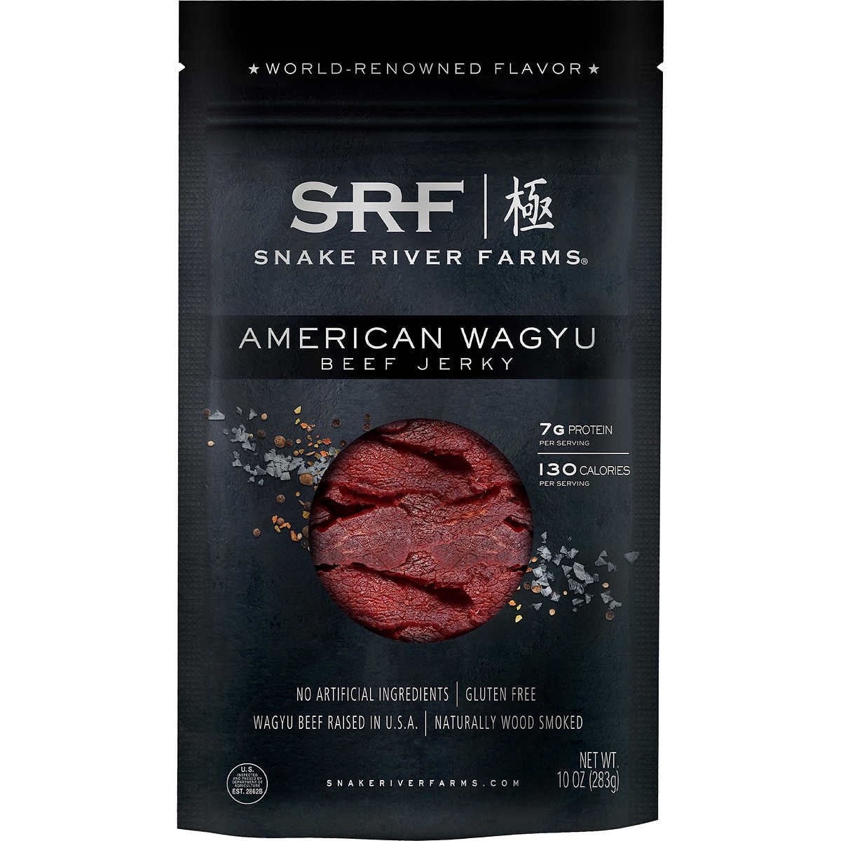 SNAKE RIVER FARMS WAGYU BEEF JERKY 10 OZ