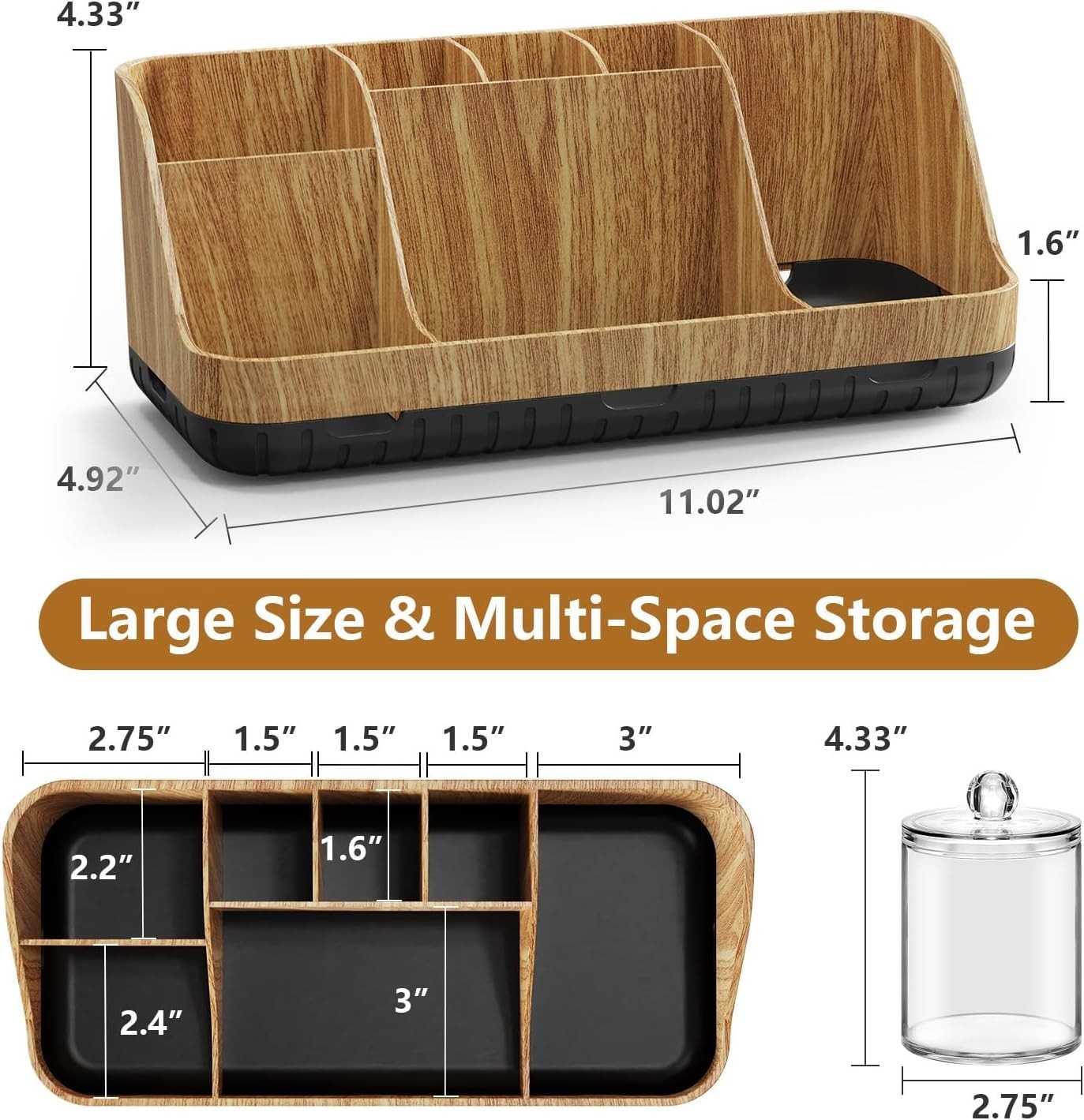 Kids Bathroom Accessory Set with Drainage