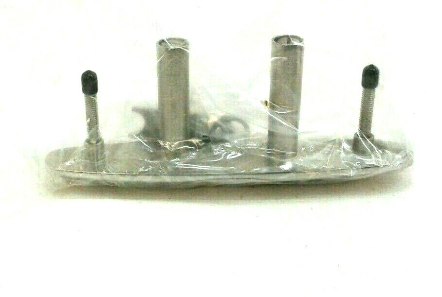 Premier 56533 10" Narrow Flush Cleat W/2 Studs 316 Stainless Steel