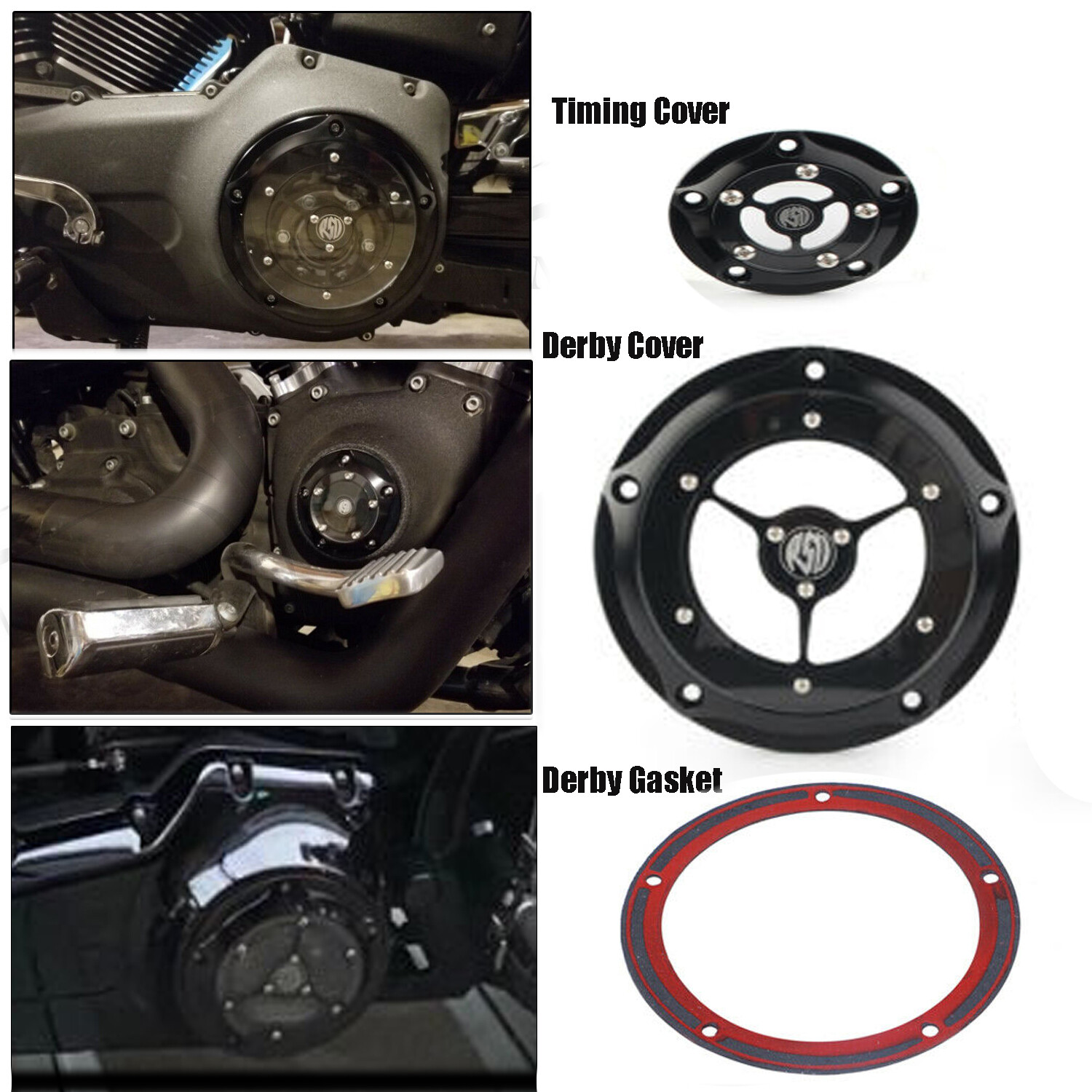 RSD Derby Timing Timer Cover Gasket For Harley Electra Glide Ultra Limited FLHTK