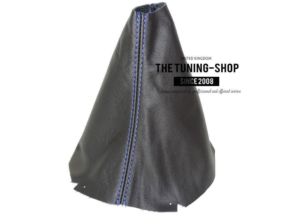 Shift Boot For Volkswagen Jetta 2013-2015 Leather Blue Stitching