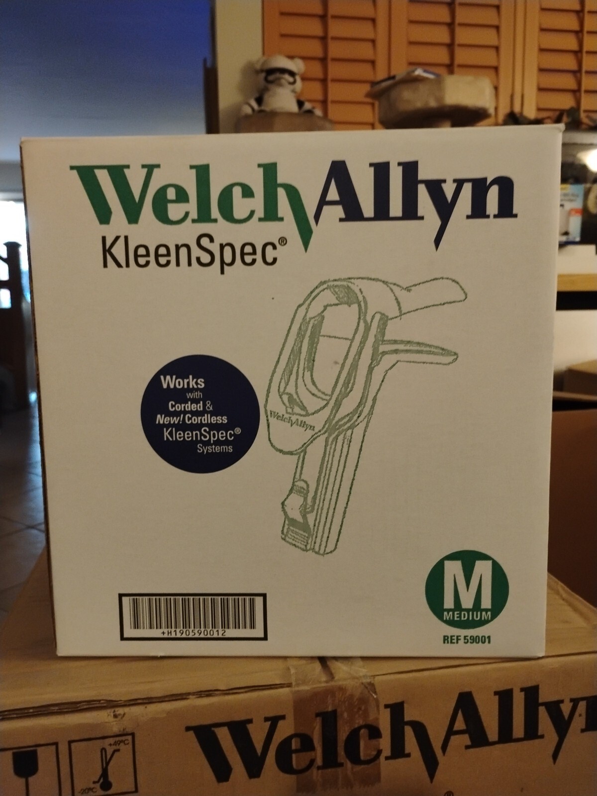 Hillrom Welch Allyn KleenSpec Vaginal Speculum Size MEDIUM, REF 59001, 24/Box