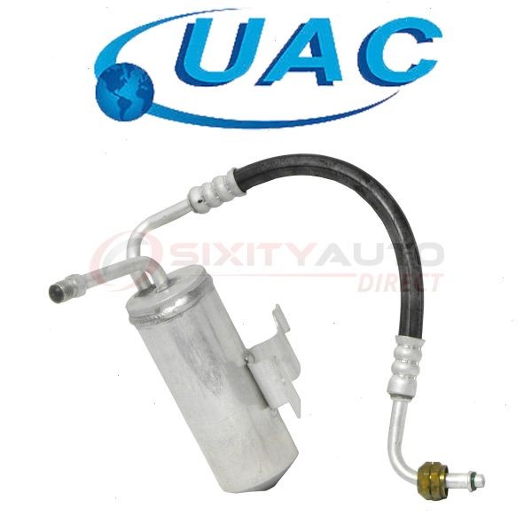 UAC AC Receiver Drier with Hose Assembly for 1994-2002 Saturn SL - Heating mm