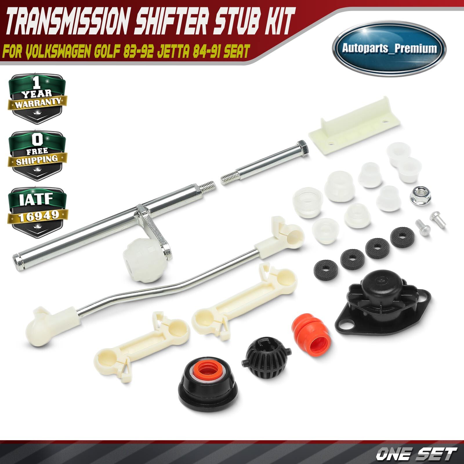Transmission Shifter Stub Kit for Volkswagen Golf 83-92 Jetta 84-91 Seat Toledo