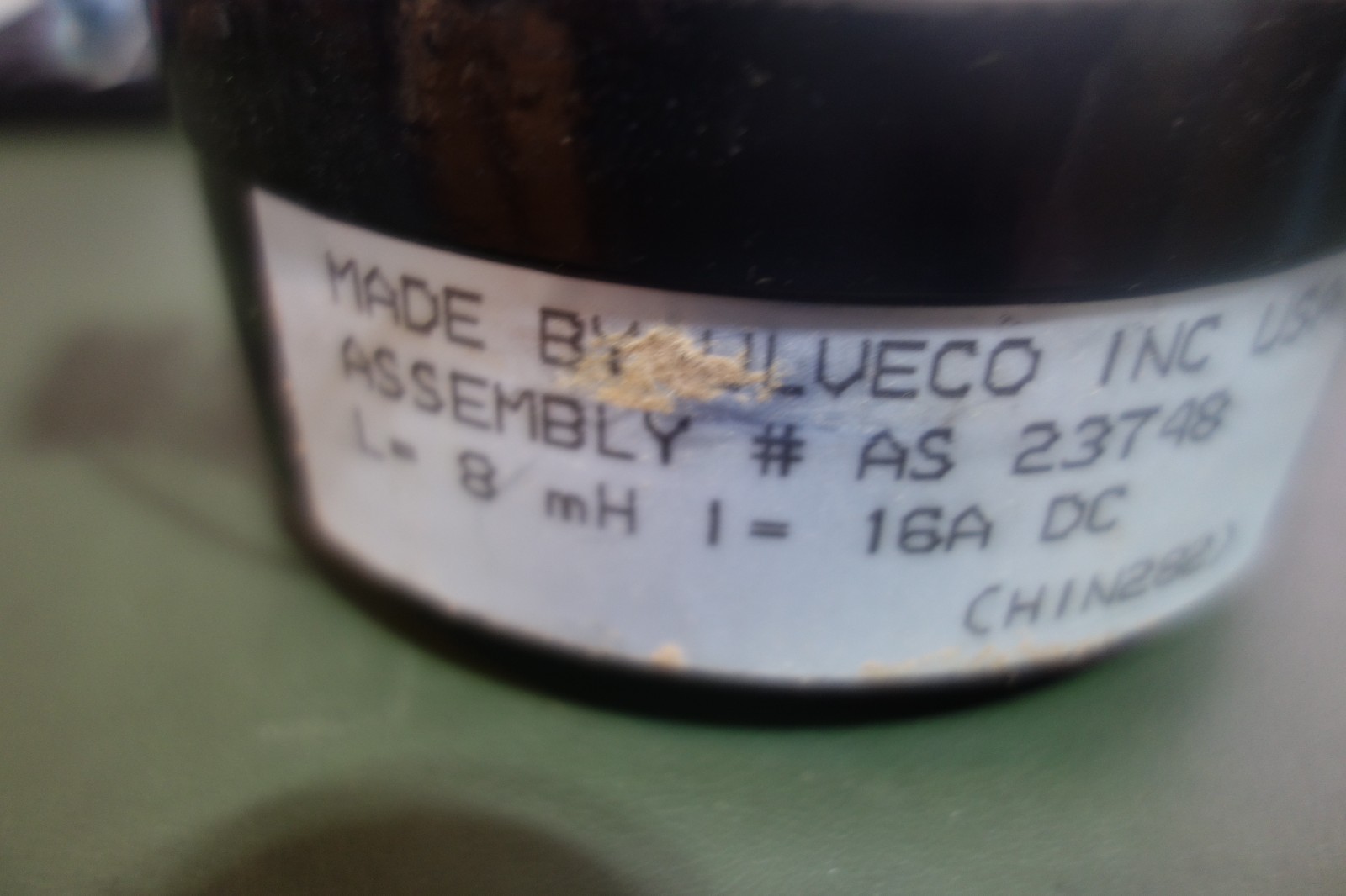 Ulveco 8mH 16 Amp Toroid Transformer Choke 3 Mounting Screws Encapsulated