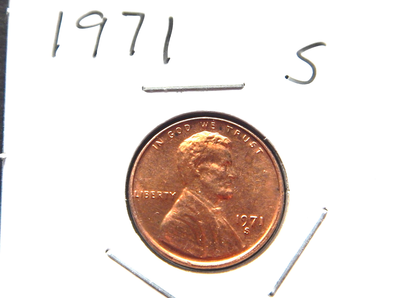 1971 (S) Lincoln Penny