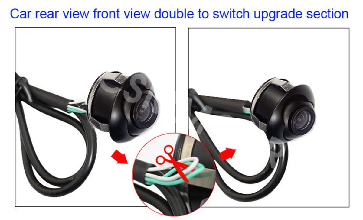 Car HD Backup Camera Reverse Parking Cam Left Right Rear Front View 360 Degree