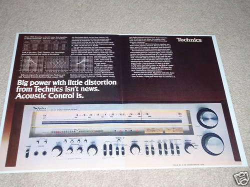 Technics Super Receiver Ad, SA-1000, King of the Super Receivers - 2 pgs, specs