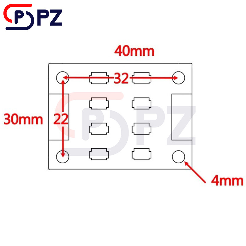 3D Printer A4988 DRV8825 Stepper Motor Eliminator Filter 40*30 #YT