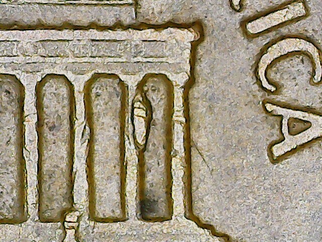 1972-D Lincoln Memorial Cent "Bees Nest" Rev EF/BN.