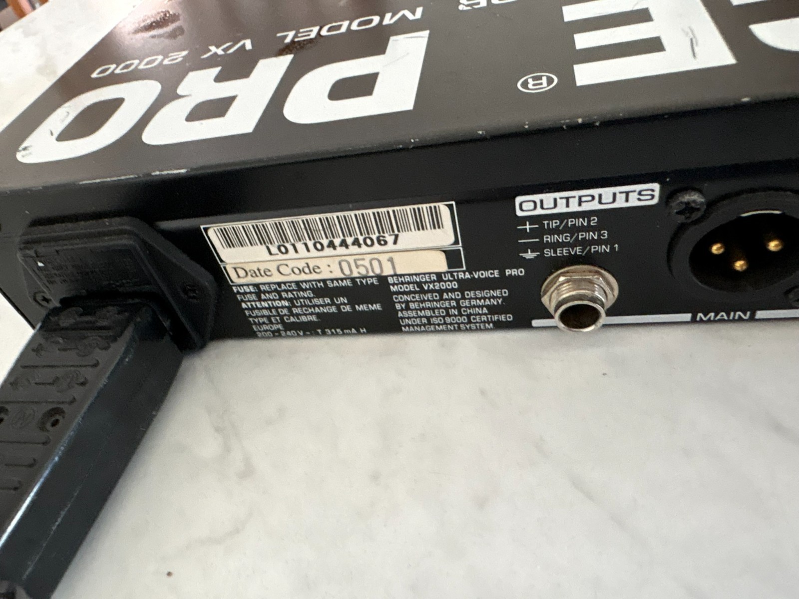 Behringer VX2000 DJ Mixer