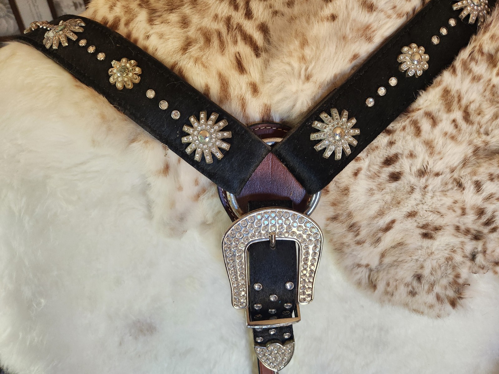 Used Western Breastcollar Black Breastcollar Used Horse Tack Western Tack EUC