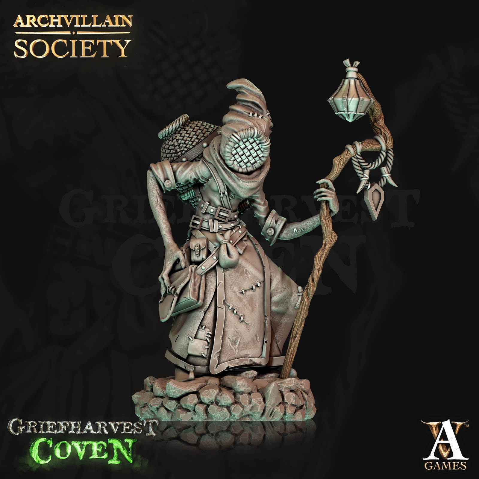 3D Printed Archvillain Games Archvillain Society Vol XV - Tzuzzerin Reborn