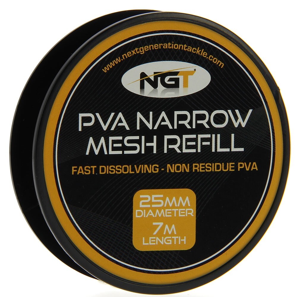 PVA Mesh Narrow Refill 25mm x 7 Metres  NGT Mesh Carp Fishing boilies feeding
