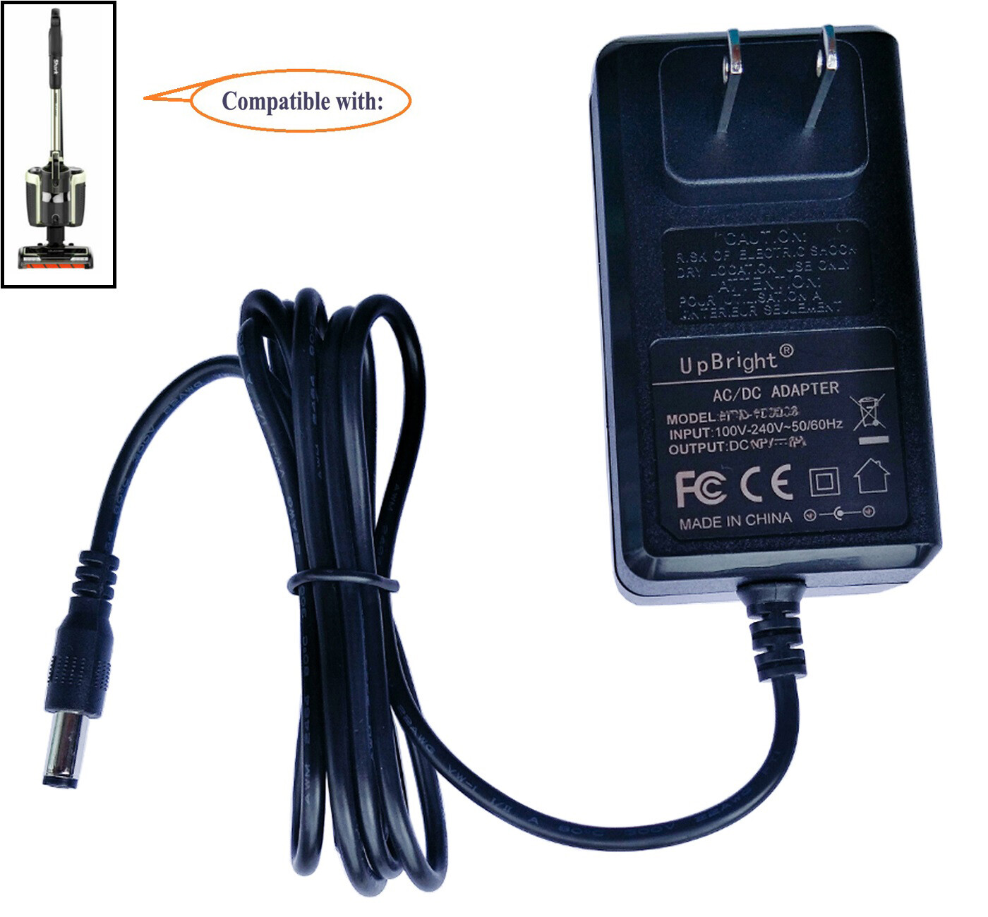 AC Adapter For Shark ION P50 IC160 IC162 Vacuum Vac Power Core XBAT300 XCRGA160