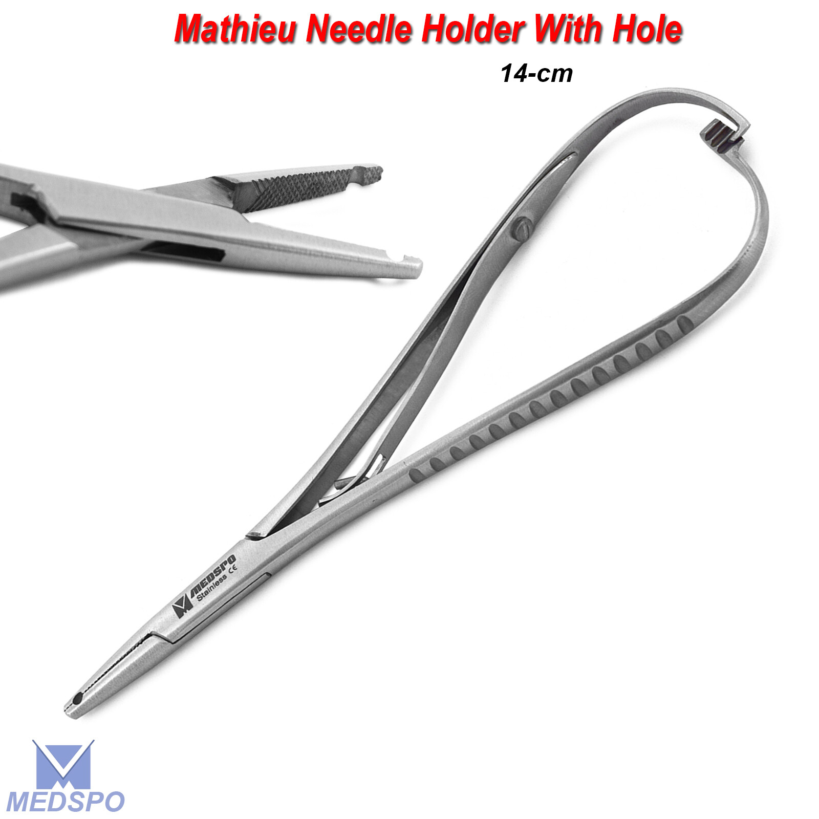 Needle Holders Mathieu with Hole Ligature Elastic Placing Pliers Orthodontic CE