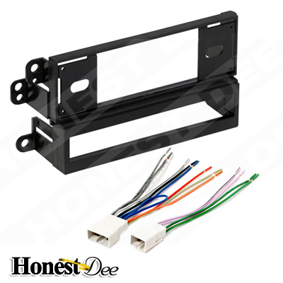 99-8140 Single Din Car Stereo Mount & Wires for Toyota, Radio Install Dash Kit