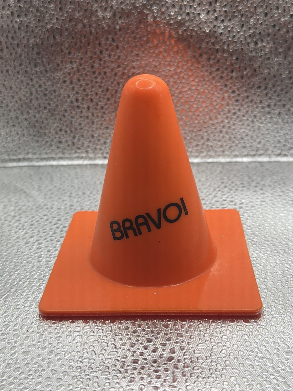 Bravo! 4 Inch Orange Mini Traffic Cone Awesome! Classroom Reward Cone