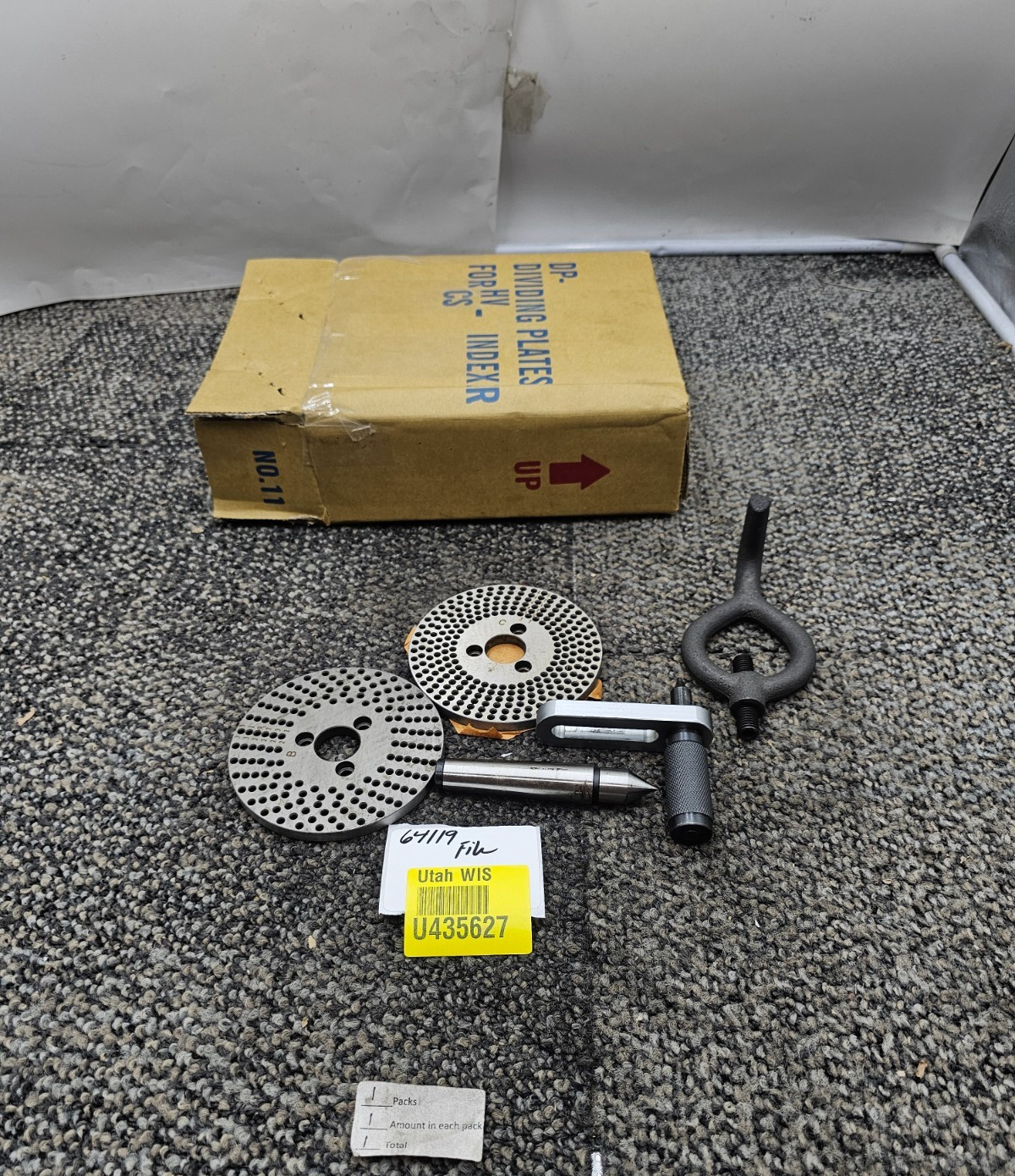 DP Dividing Platea For Rotary Table For HV-CS Indexer