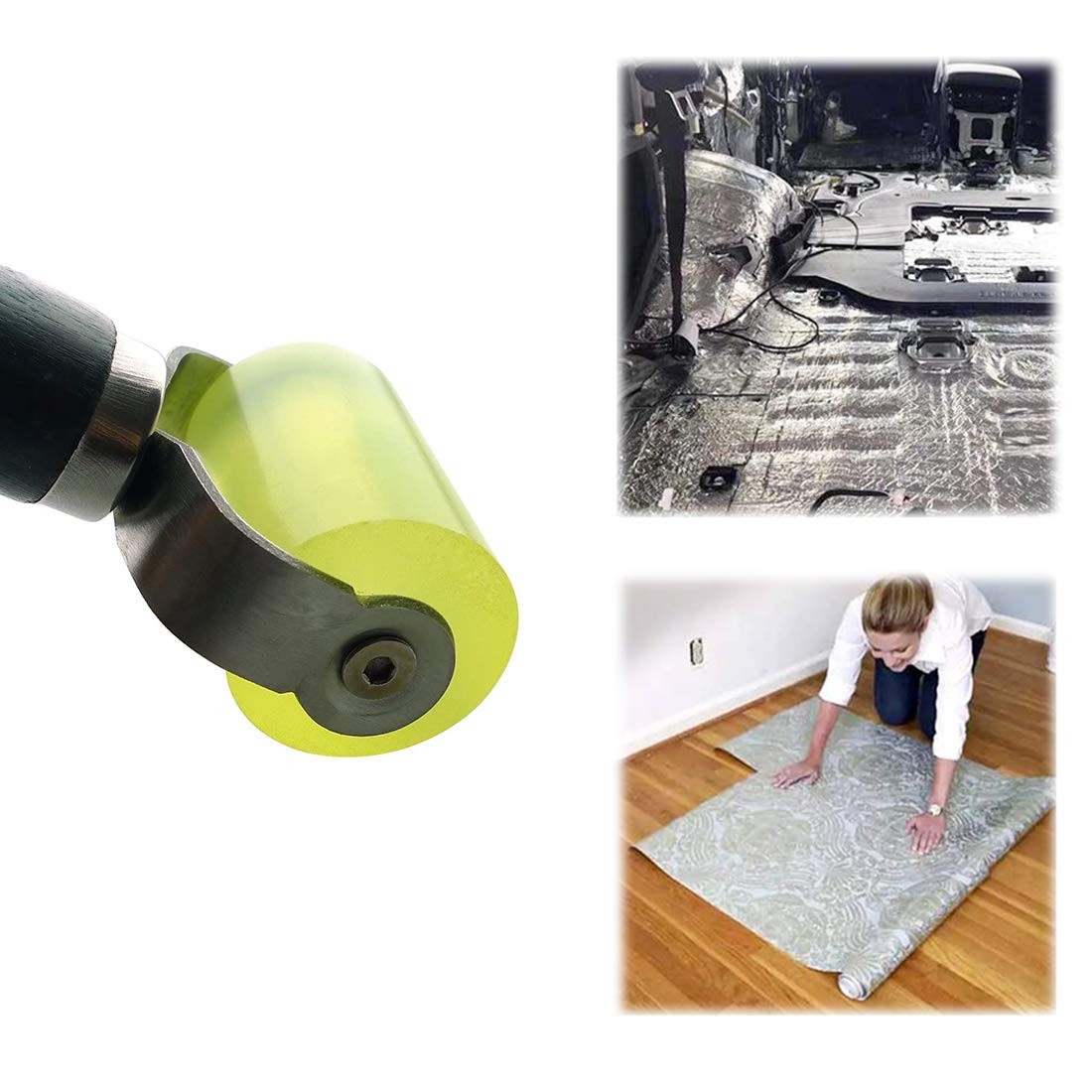 Xtozon Rubber Seam Roller Car Sound Deadener Noise Filter Application,