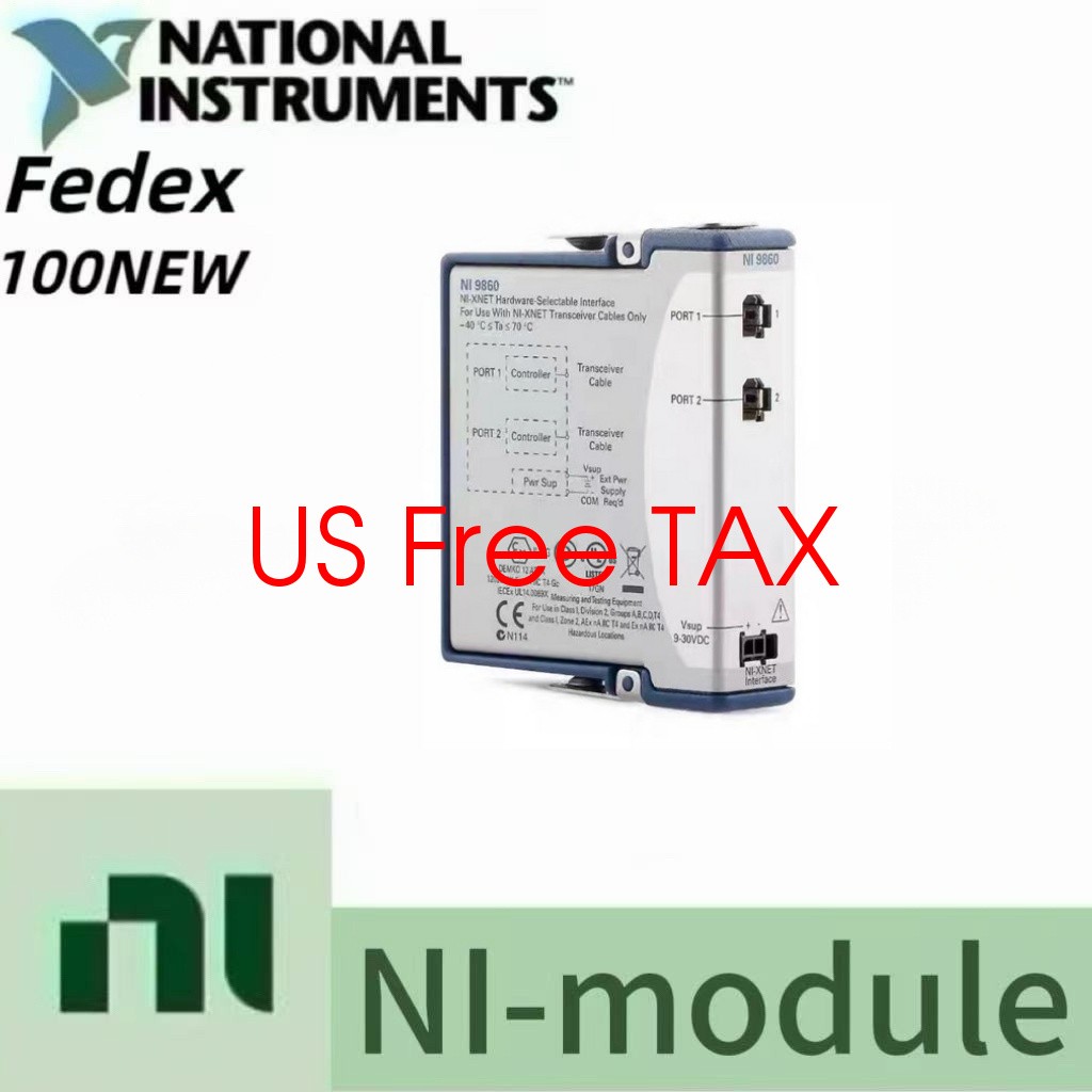New US NI 9860 Dual port optional Ni-XNetcan C Series module788651-01/Yi