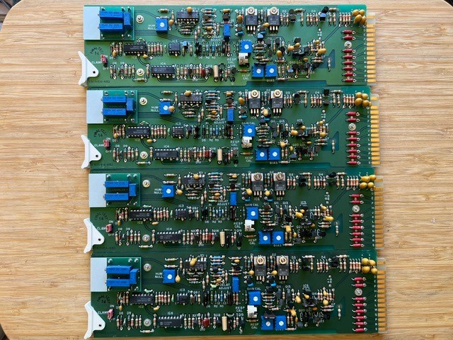 LOT of FOUR Leitch (BI) VEA-682 Video Equalizing Amplifier Module Plug-In Cards