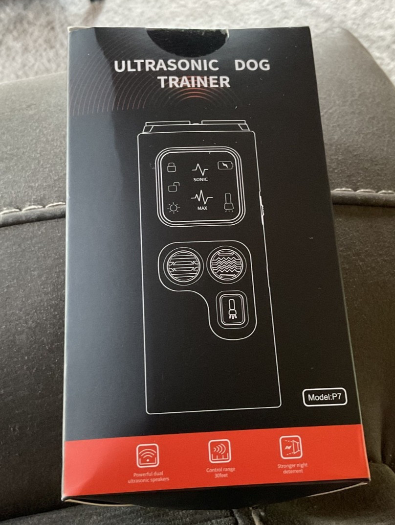 Ultrasonic Dog Trainer No Shock, No Pain, Stop Woofer- NIB
