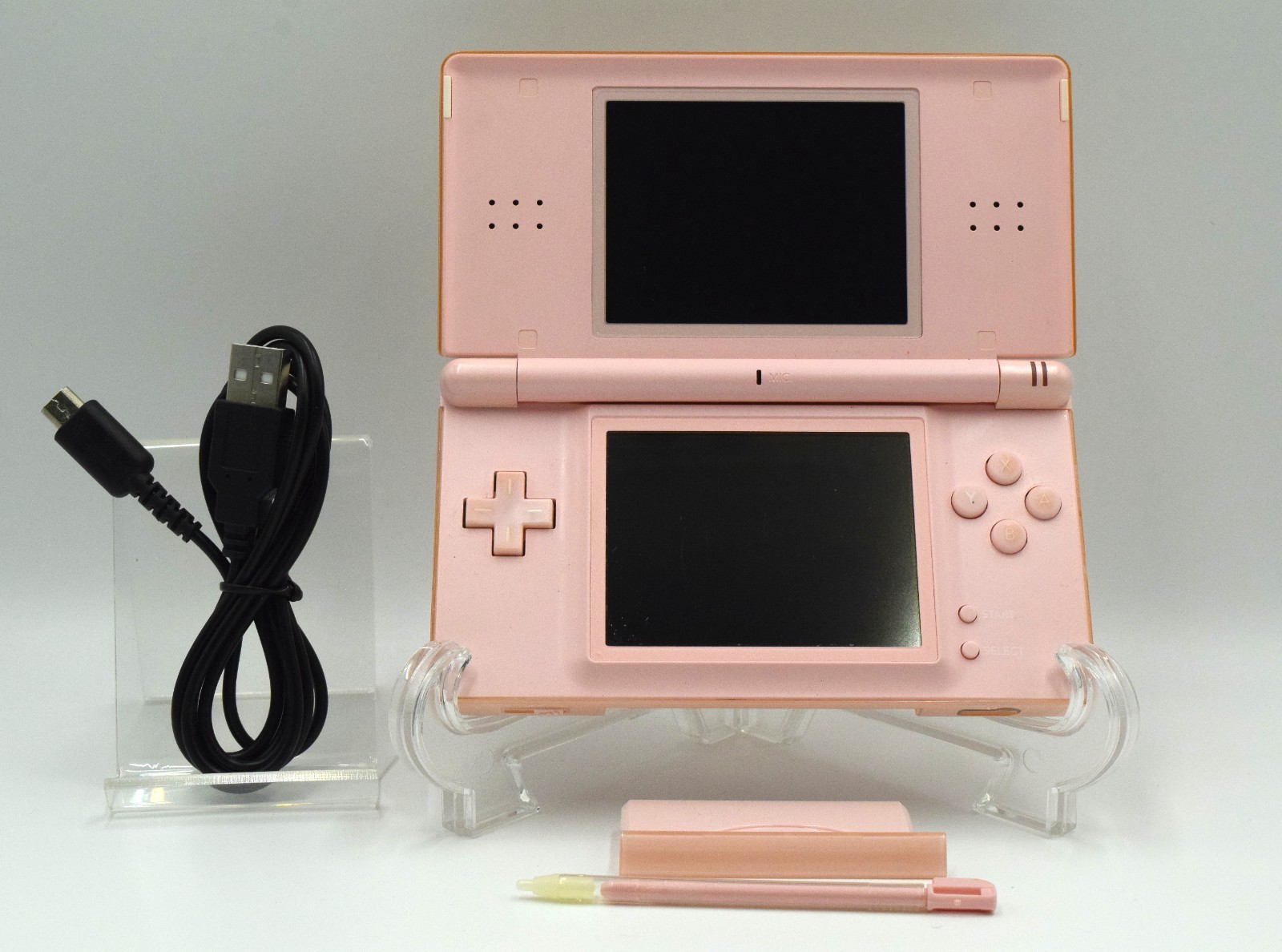 Nintendo DS Lite Noble Pink Console Tested Working Good Region Free Japan