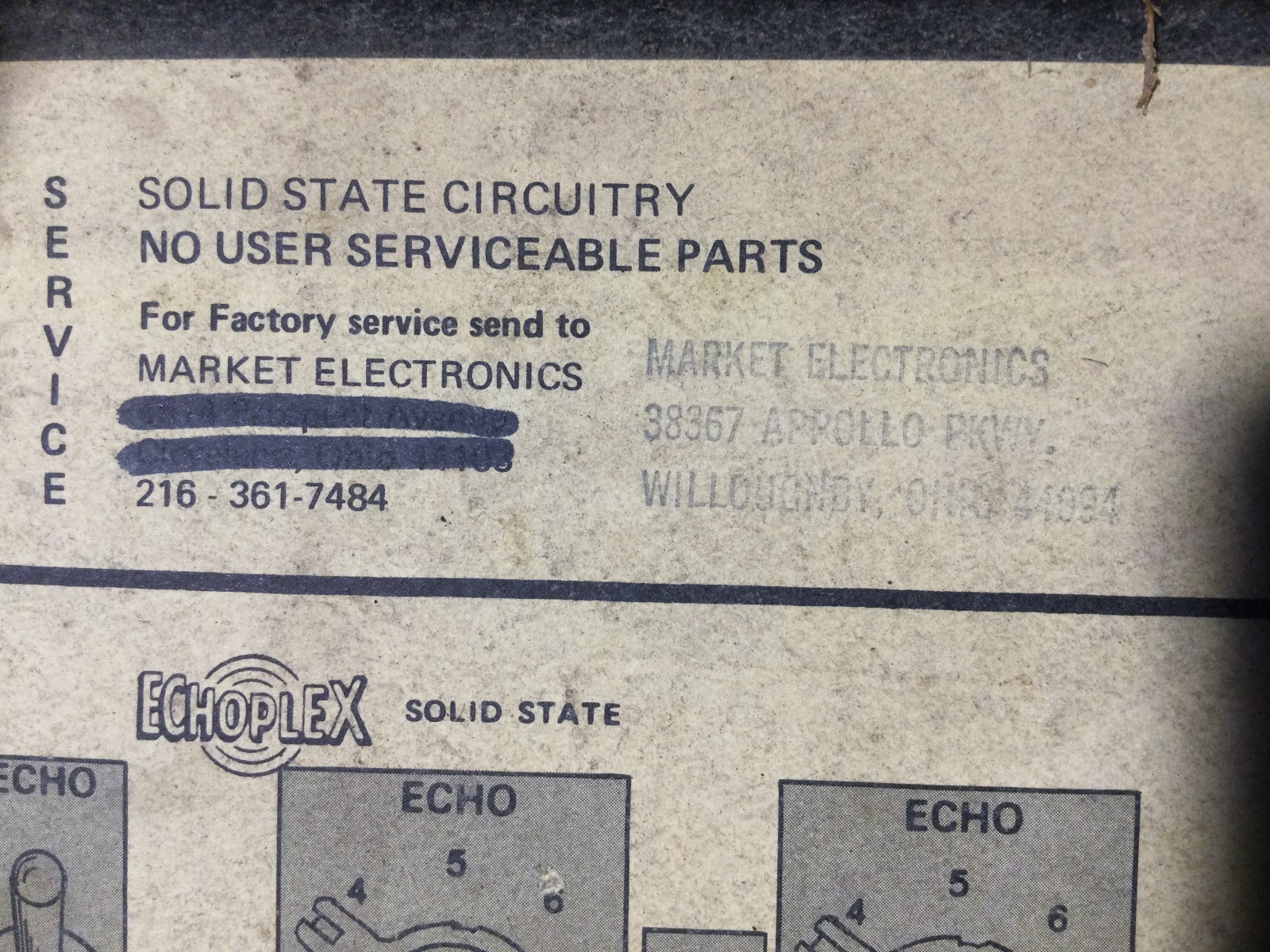 Maestro Echoplex EP-3 70's echo effects