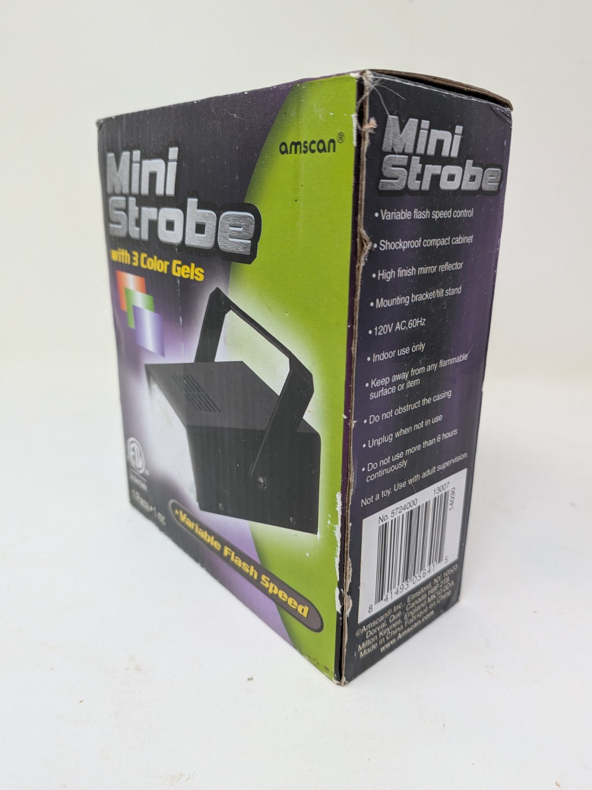 MINI-STROBE LIGHT- MODEL MSL-001 ( 5MINI-STROBE LIGHT- MODEL MSL-001 ( 5724000 )