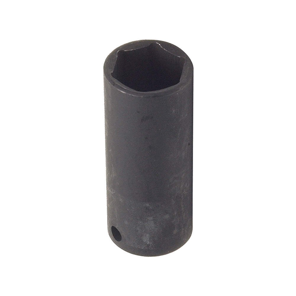 WESTWARD 4LXK4 Impct Skt,Steel,Blk Oxd,18 mm 4LXK4
