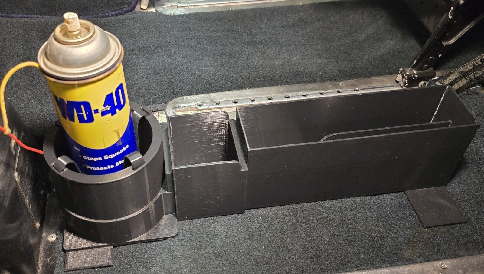 Airplane Center Console Custom Organizer Cup Holder - Modular - 3D Printed PETG