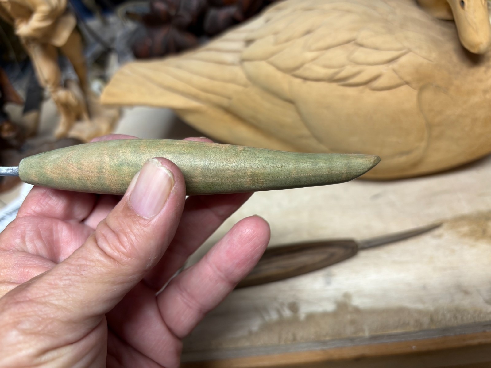 2 WoodCarving Knives Made By John Dunkle