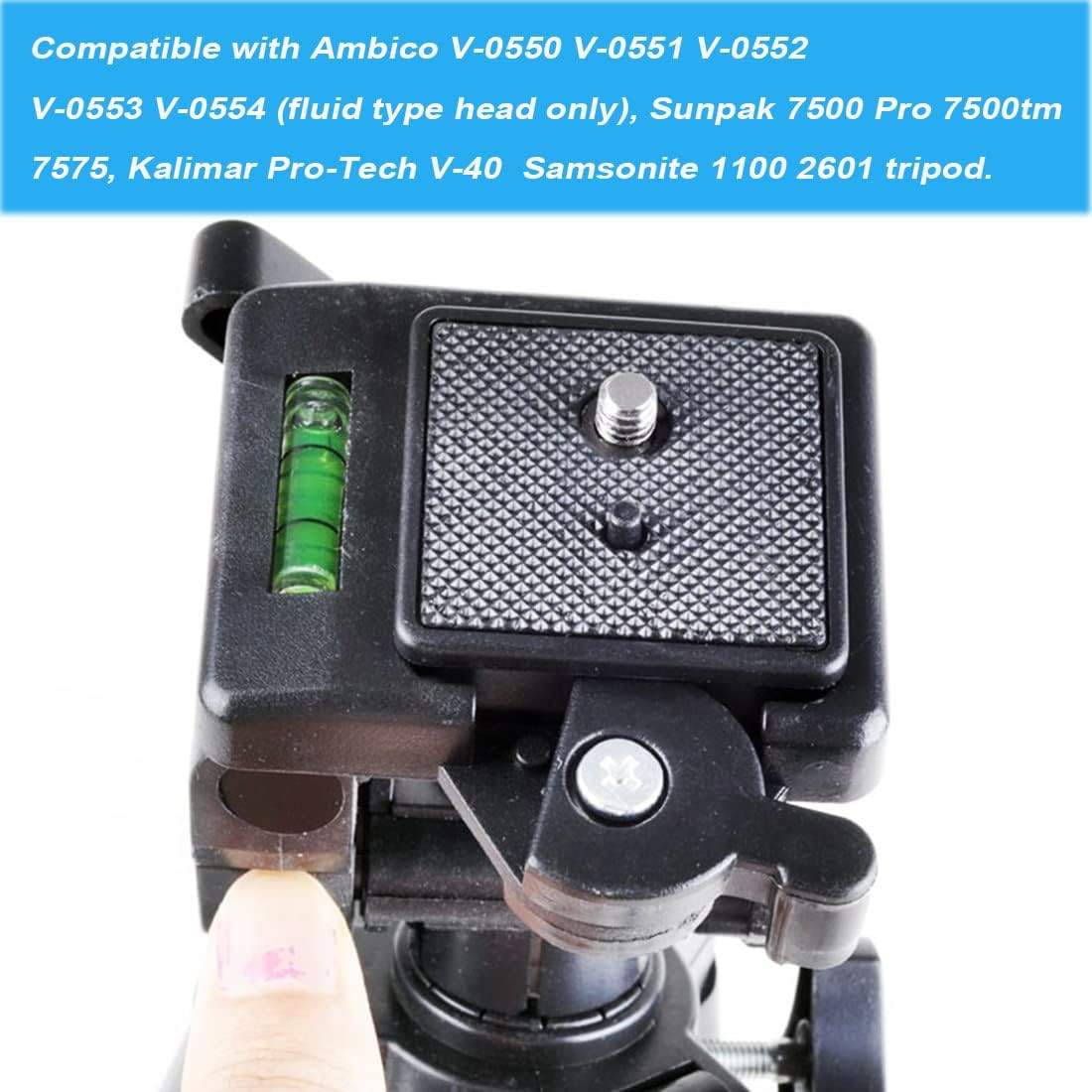 Camera Quick Release Plate 43 mm Tripod