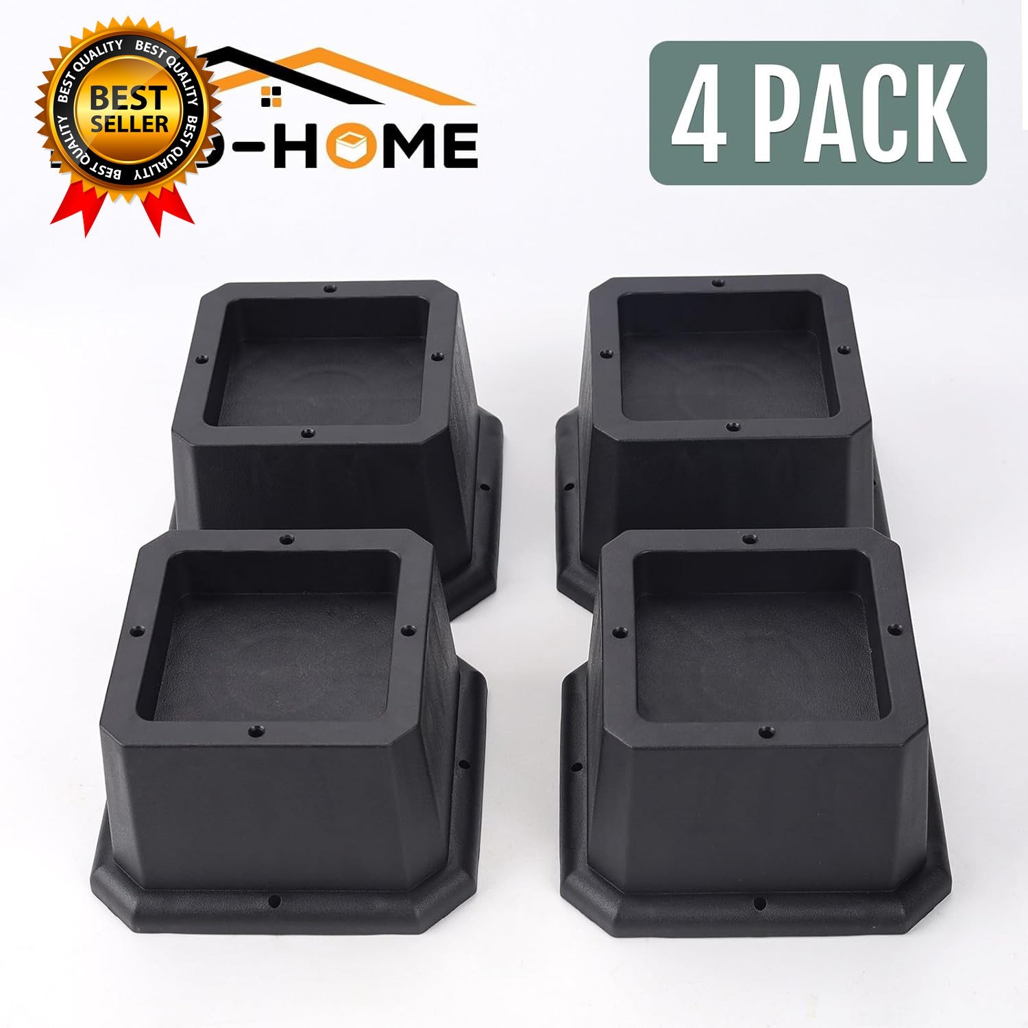 Furniture Risers 2 Inch Bed Risers Heavy Duty Adjustable
